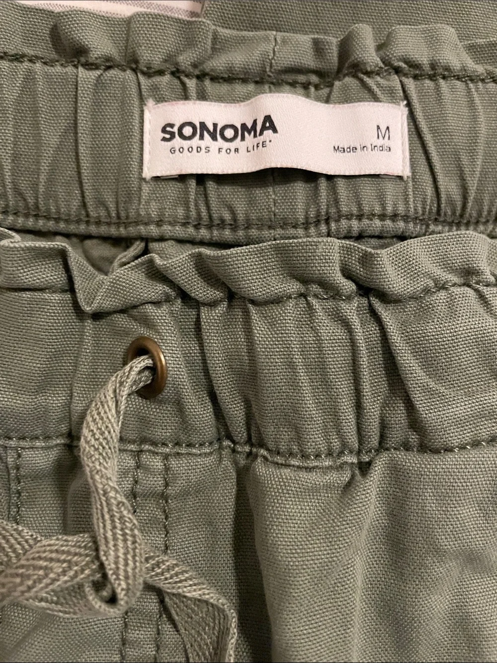 Sonoma Olive Drawstring Women’s Chino Pants